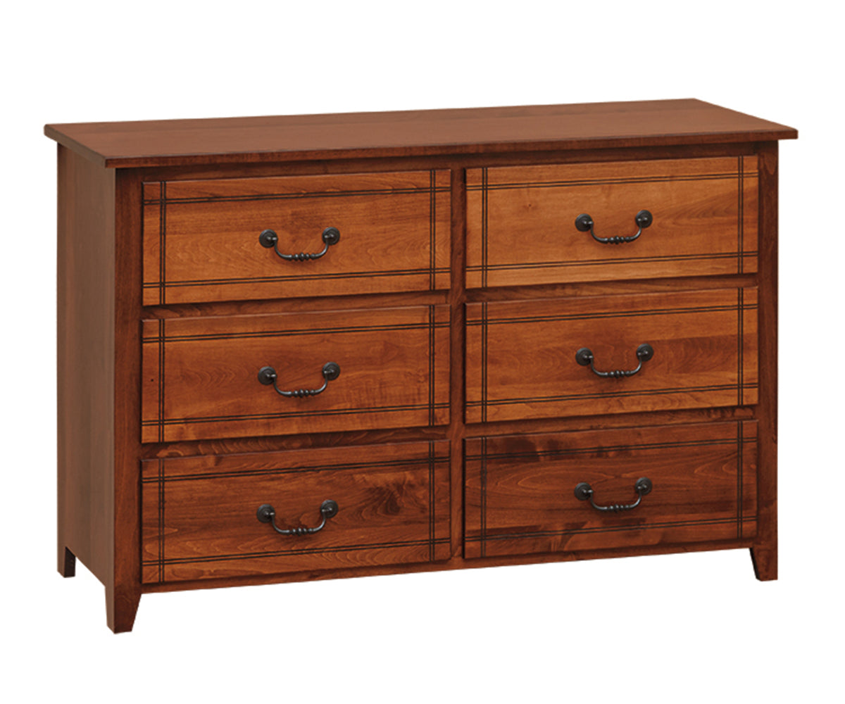50" 6-Drawer Dresser