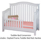 Arched Top Toddler Bed/Day Bed Conversion Kit